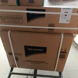 Ac sharp 1/2pk baru + psng lengkap