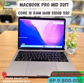 MACBOOK PRO RETINA CORE I5 RAM 16GB SSD 512GB MULUSS SECOND BEKAS