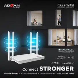 Router ADVAN REVEALINK Dual Band Wireless AC1200 WIFI WIFI GIGABIT