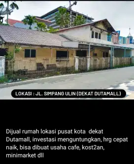 Dijual Rumah dekat Mall