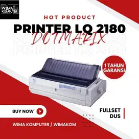 Printer Epson LQ 2180 DOTMATRIX FULLSET GARANSI 1TAHUN