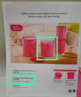Medium Canister/ Toples 2,8 Liter