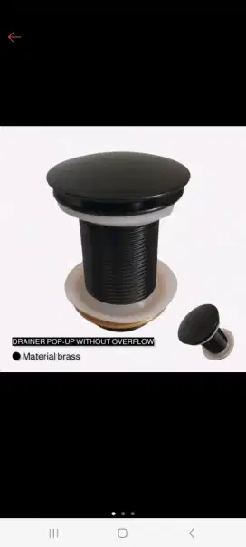 Drainer wastafel non overflow hitam
/avur pencet cuci tangan kaca