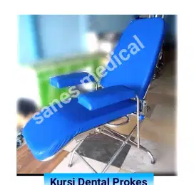 Kursi Prokes Dental Chair Unit Stainless Ranjang Pasien Dokter Gigi RS