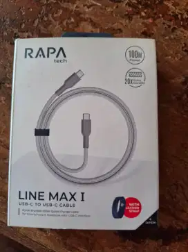 Kabel C to C rapatech 100w,original garansi 2 tahun