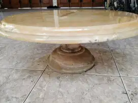Meja Marmer Onyx Antik