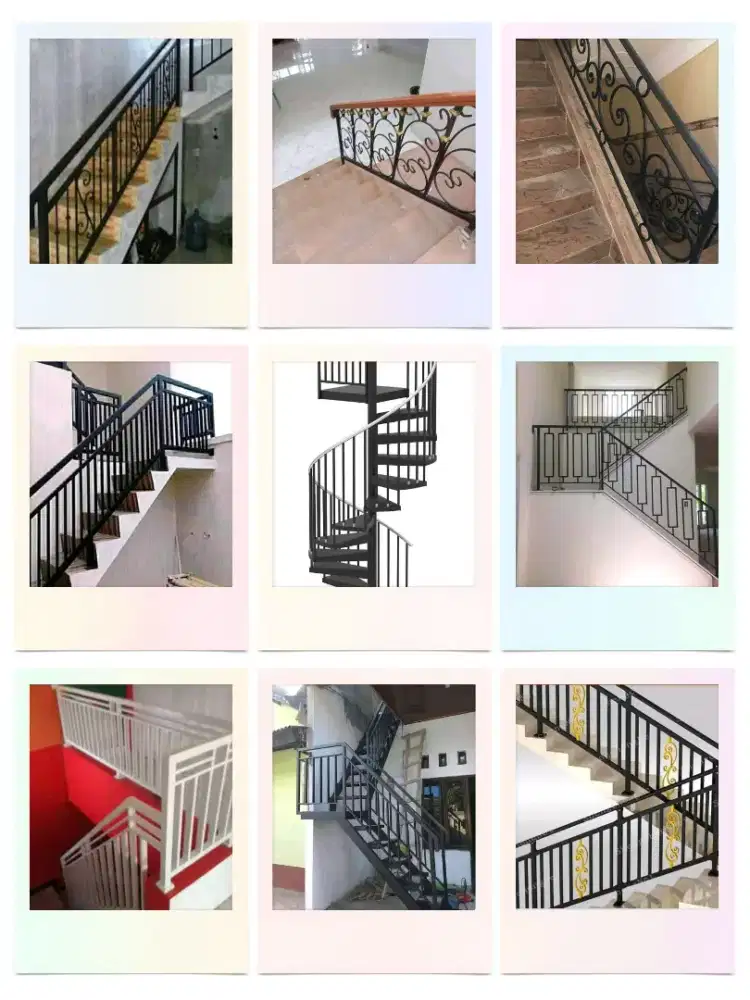Railing tangga dan balkon
