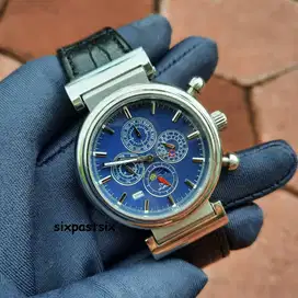 Jam automatic IWC Schaffhausen chrono moon phase day date calendar