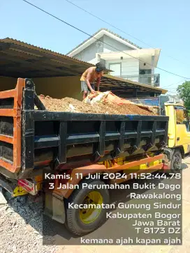 Buang puing bekasi