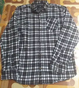 kemeja flanel size L