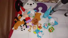 Boneka & Bantal (ada 16 macam), semua hanya 100 ribu