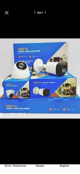 Paket lengkap kamera cctv bergaransi