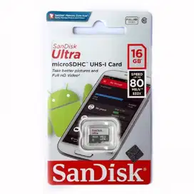 Micro SD Sandisk 16GB/ 80 Mbps