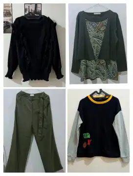 70 rb dapat 4 (atasan & celana wanita)