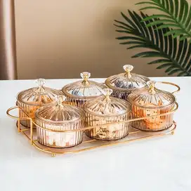 6 PCS TOPLES BUNDAR AKRILIK NAMPAN