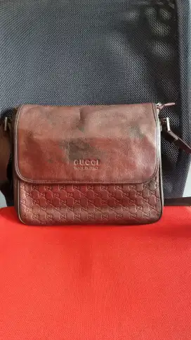 Sling bag gucci kulit