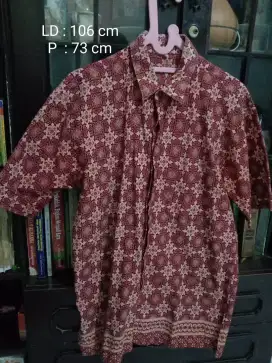 Baju Batik Pria Preloved