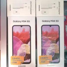 Samsung Galaxy M34 5G 8/128 + Adapter 25W Garansi Resmi Baru Dan Segel