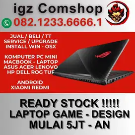 LAPTOP GAMING ROG TUF Alienware Nvidia Radeon Predator Legion dll