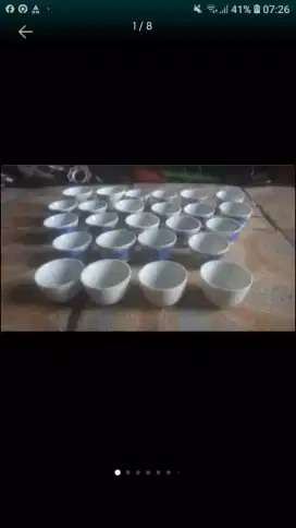 Se paket cangkir kramik mini asli dr China kond bgs unik skl murah sj