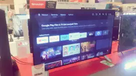 SHARP 55INC 4K ANDROID GOOGLE TV HARGA BOMBASTIS