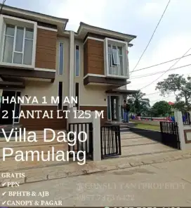 Vila Dago Pamulang Tanah 125m² lokasi super strategis