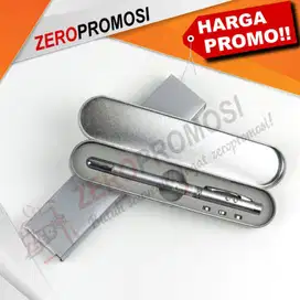 Pulpen Laser 4 in 1 Kotak Kaleng Exclusive Pointer Gift Box