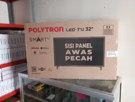 TV led 32 polytron smart tv ( baru ) segel dus bisa COD