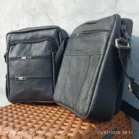 Tas Selempang Kulit Sapi Asli ( GRATIS ONGKIR )