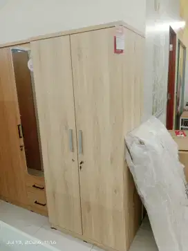 Lemari Baju 2 pintu Baru