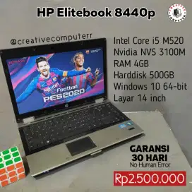 HP 8440p, core i5, VGA, 4GB/500GB