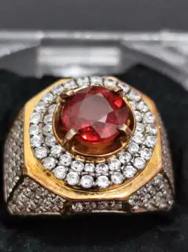 Natural mandarin garnet (spessartine)