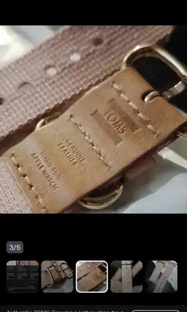 TOMS Genuine Leather strap for appLe watch OriginaL