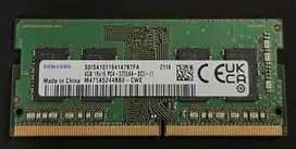 Samsung DDR4 SODIMM/SO-DIMM (Laptop/Notebook) RAM 4GB