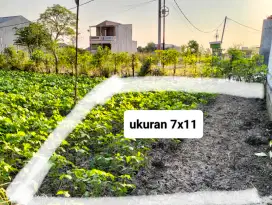 Tanah Kavling UK 7x11 surat shm