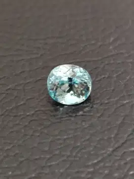 Natural blue zircon 3.84 ct