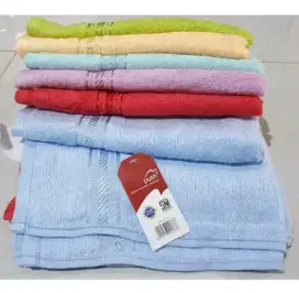 Jual handuk mandi merah putih member Terry Palmer ukuran 50 x 100