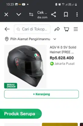 Helmt Agv k3 sv second likenew