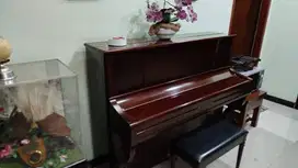 Piano Upright Yamaha U10FSDW Cokelat Bekas Bandung