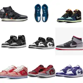 Air Jordan 1 Low,Mid & High