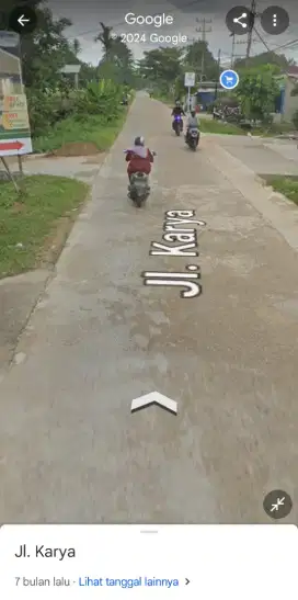 Tanah tepi jalan karya haruna kotabaru ( luas 9880 m2 )