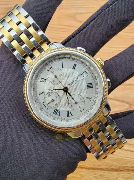 Jam Tangan Rare Original Tissot Bridgeport Chronograph Automatic Swiss