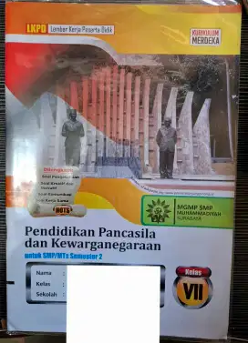 Preloved buku LKS LKPD Kelas 7 SMP Muhammadiyah