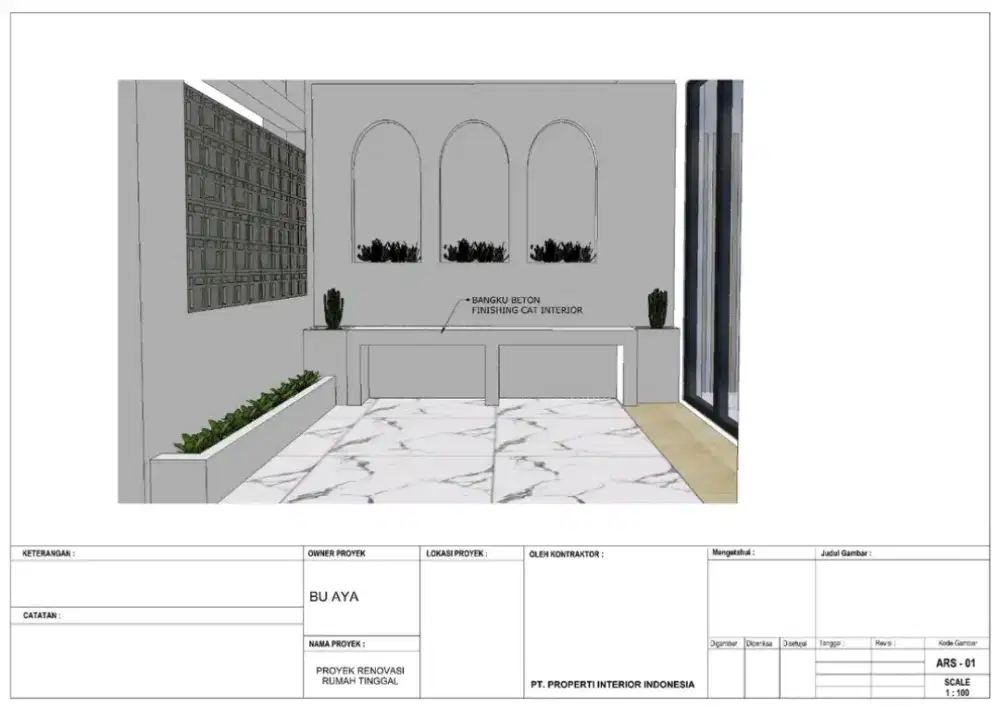 Jasa tukang bangunan harian atau borongan