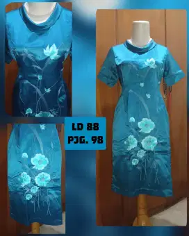 Sackdress silk bordir cantik LD 88