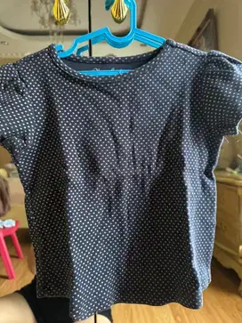 kaos anak polkadot