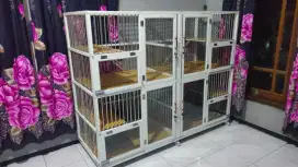 Kandang kucing aluminium 4pintu