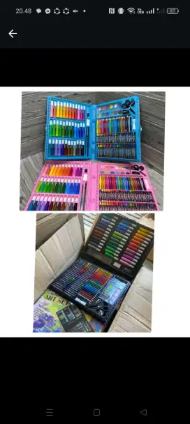 Crayon set isi 150