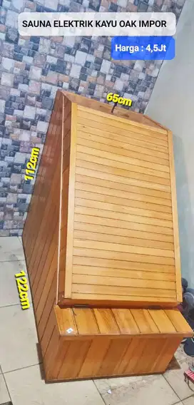 SAUNA ELEKTRIK KAYU OAK IMPOR