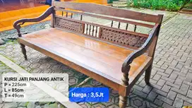 KURSI PANJANG JATI ANTIK